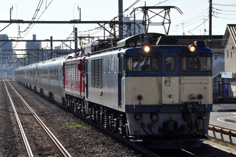 【JR東】E26系「カシオペア・クルーズ」号運転を北上尾駅で撮影した写真