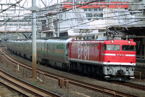 【JR東】E26系「カシオペア・クルーズ」号運転（復路）を赤羽～尾久で撮影した写真