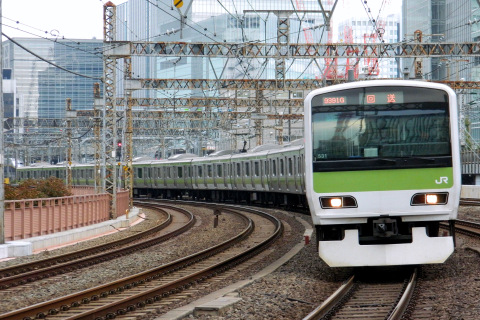 【JR東】E231系500番代トウ531編成 試運転を有楽町駅で撮影した写真