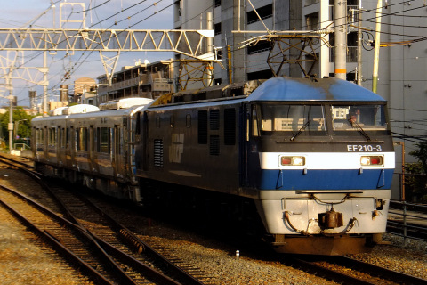 【JR西】ハイブリッド気動車2両 甲種輸送 を芦屋駅で撮影した写真