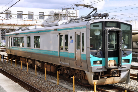 【JR西】125系ホシN3編成 網干総合車両所入場を網干駅で撮影した写真