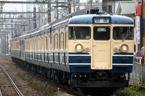 【JR東】クモヤ145-117 長野総合車両センターへ廃車回送