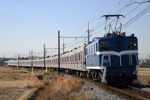 【東武】11652F＋11447F 秩父鉄道線内甲種輸送の拡大写真