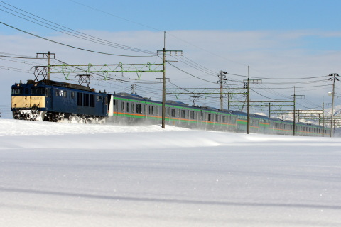 【JR東】E233系タカL13編成 配給輸送を六日町～塩沢で撮影した写真