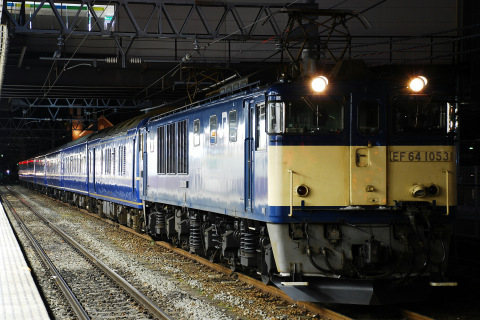 【JR東】24系青森車7両 返却回送を甲府駅で撮影した写真