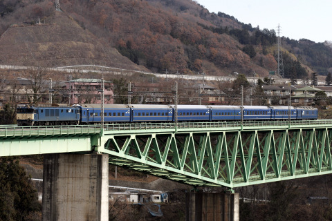 【JR東】「寝台列車で行く青森散策の旅」号 運転（復路）の拡大写真