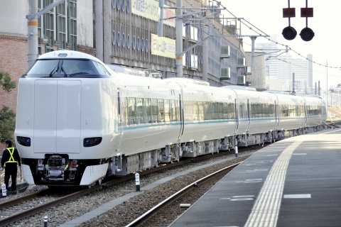 【JR西】287系日根野車6両 甲種輸送を兵庫駅で撮影した写真