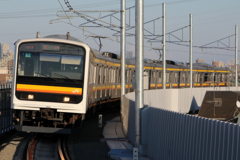【JR東】209系ナハ52編成 シングルアームパンタ化を南多摩駅で撮影した写真
