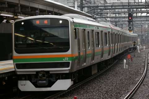 【JR東】E231系1000番代ヤマU113編成 東京総合車両センター出場を大崎駅で撮影した写真
