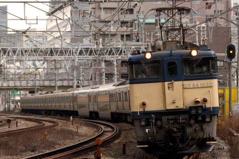 【JR東】211系チタN3編成 長野配給を大崎～恵比寿間で撮影した写真