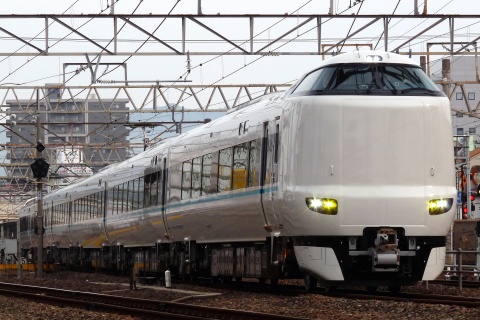 【JR西】287系ヒネHC603編成 試運転を和歌山駅付近で撮影した写真