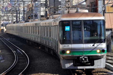 【メトロ】06系06-101F 小田急線新宿駅へ入線の拡大写真