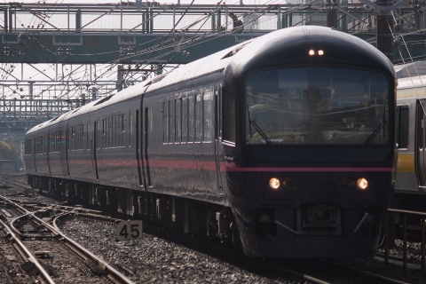 【JR東】快速「お座敷青梅梅まつり号」運転を津田沼駅で撮影した写真