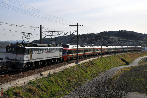 【小田急】7000形7004F（LSE） 日本車両入場甲種を菊川～掛川で撮影した写真