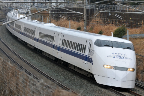 【JR海】300系J57編成 廃車回送を豊橋～浜松で撮影した写真