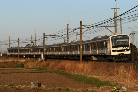 【JR東】209系『MUE-Train』宇都宮線試運転を指扇～南古谷で撮影した写真