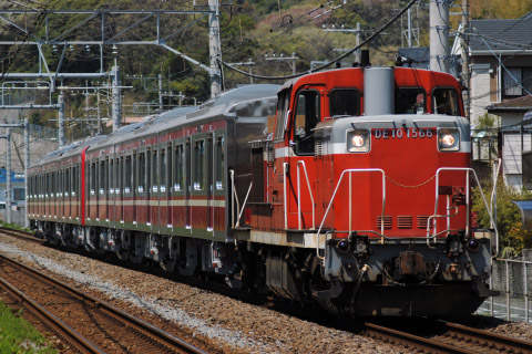 【京急】京急新1000形1325編成 甲種輸送を鎌倉～逗子で撮影した写真