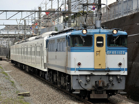 【西武】新101系245F 甲種輸送を東所沢駅で撮影した写真