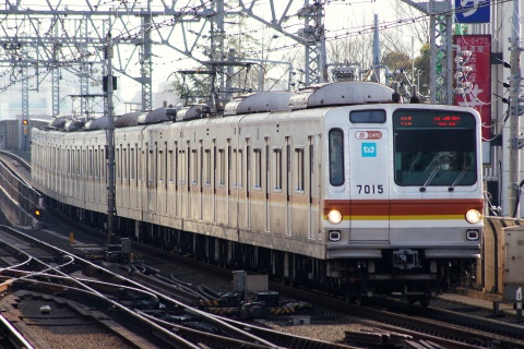 【メトロ】7000系7115F 東横・みなとみらい線で日中試運転の拡大写真