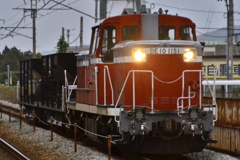 【JR西】DE10＋ホキ800使用 せとうち地域鉄道部入換訓練を高島駅で撮影した写真