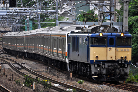 【JR東】211系N57編成＋N56編成 配給輸送を五反田駅で撮影した写真