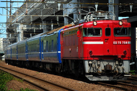 【JR東】「いわて平泉号」客車返却回送の拡大写真