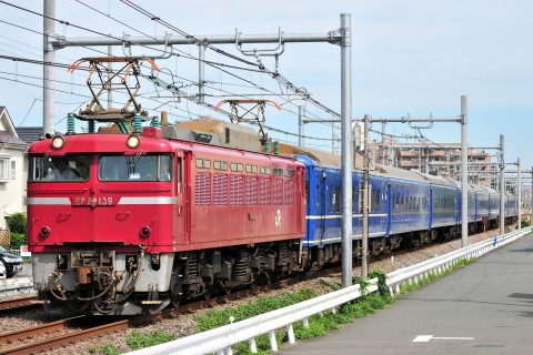 【JR東】EF81-139＋24系使用「TDK都市対抗野球応援臨時列車」運転