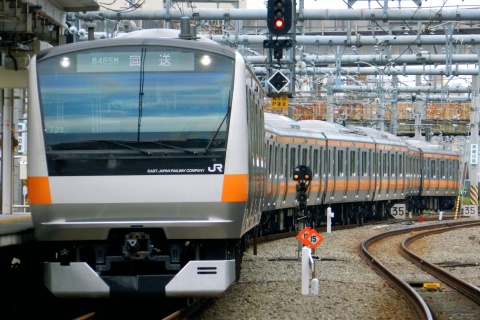 【JR東】E233系トタT23編成 東京総合車両センター出場を大崎駅で撮影した写真