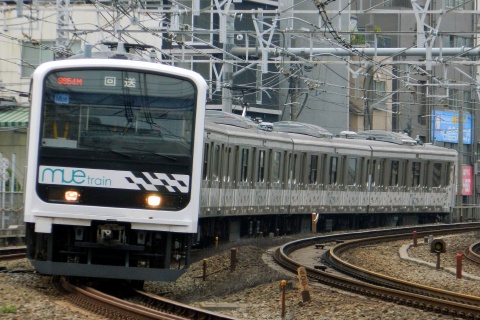 【JR東】209系『MUE-Train』 東京総合車両センター入場を恵比寿～大崎間で撮影した写真