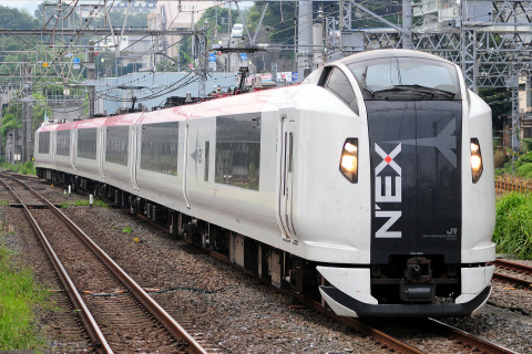 【JR東】E259系NE020編成 東海道線試運転の拡大写真