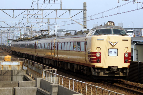【JR東】485系新潟車使用 TDR臨運転を舞浜駅で撮影した写真