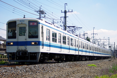 【東武】8000系8154F 南栗橋車両管区入場の拡大写真