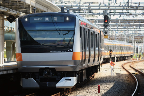 【JR東】E233系トタT26編成 東京総合車両センター出場を大崎駅で撮影した写真