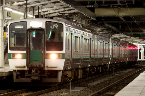 【JR東】「仙台七夕号」運転を仙台駅で撮影した写真