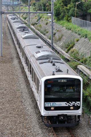 【JR東】209系『MUE-Train』中央快速線試運転を国立～西国分寺で撮影した写真