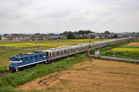 【東武】10000系11640F＋11440F 秩父鉄道線内で回送を西羽生～新郷で撮影した写真