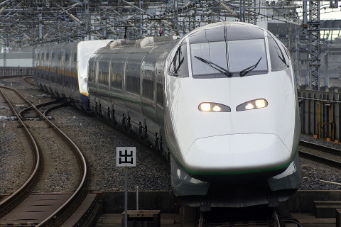 【JR東】「Maxやまびこ」＋「つばさ」 併結運転終了を大宮駅で撮影した写真