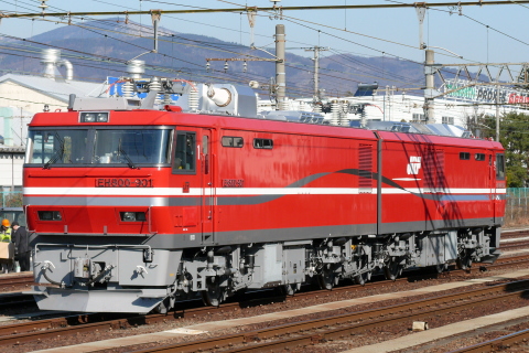 【JR貨】EH800-901 東福島へ甲種輸送を東福島駅で撮影した写真