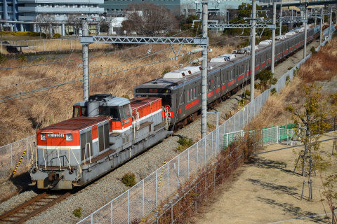 【東急】1000系1003F 甲種輸送（3日目）を東高島～桜木町で撮影した写真