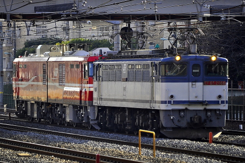 【JR貨】EH800-901 甲種輸送を与野駅で撮影した写真