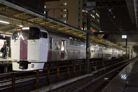 【JR東】快速「ビュー鎌倉号」運転を藤沢駅で撮影した写真
