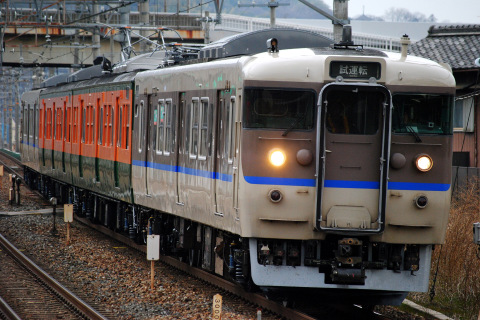 【JR西】113系L9編成 試運転実施 を島本駅で撮影した写真