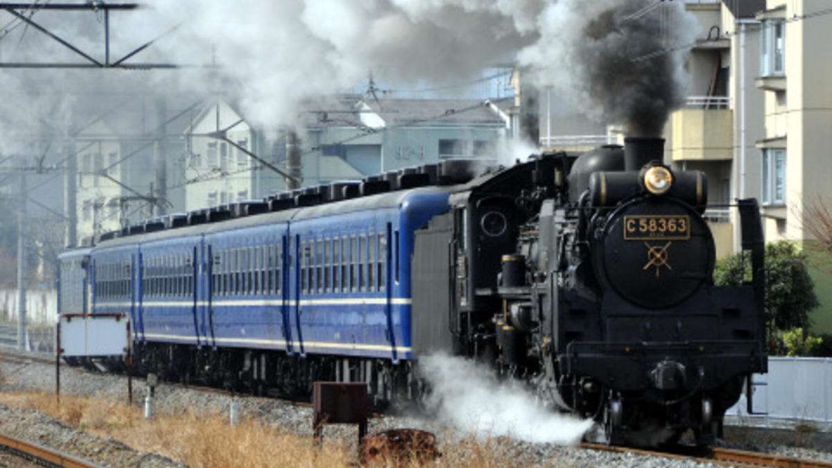 JR東】C58-363＋12系客車＋EF64-38 上越線内で試運転 |2nd-train鉄道