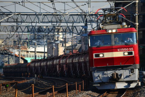 【JR貨】『安中貨物』 EH500形での牽引開始を赤羽～浦和で撮影した写真
