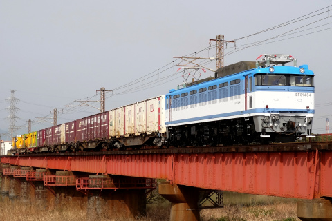 【JR貨】EF81-454運用開始・EF81形大分以南初入線を高城～鶴崎で撮影した写真