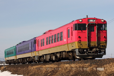 【JR東】キハ40・48形『ふるさと』使用 団体臨時列車運転の拡大写真
