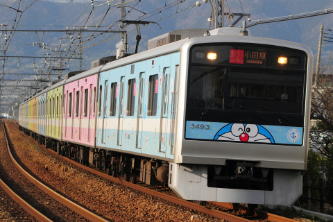 【小田急】3000系3093F『小田急F-TrainⅡ』 運行終了を栢山～富水で撮影した写真