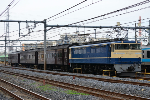 【JR東】旧型客車3両 尾久へ回送の拡大写真