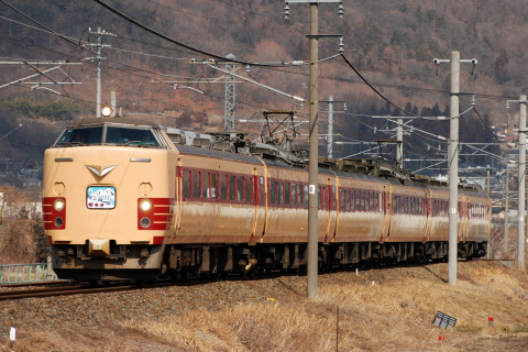 【JR東】しなの鉄道15周年記念 特急「白山」号 運転の拡大写真