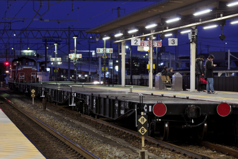 【JR西】DD51-1193＋チキ5500形使用 上郡駅構内入換訓練の拡大写真